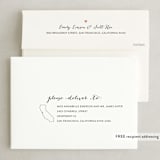 "California Love Location" - Save the Dates in Wedding Dress by Heather Buchma - FREE Recipient Addressing