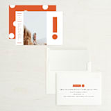 "The Exclamation" - Save the Dates in Persimmon by Yours Madly - Assembled