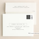 "boxed announcement" - Save the Dates in Midnight by Abi de Leon - FREE Recipient Addressing