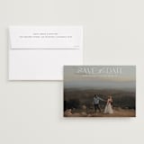 "prose" - Save the Dates in Ivory by Maja Cunningham - Save the Date with Envelope