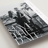 "Editorial lettering" - Save the Dates in Pearl by Ana de Sousa - Detail