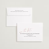 "Album Cover" - Save the Dates in Noir by Merian - FREE Recipient Addressing