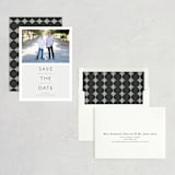"Modern Date" - Save the Dates in Storm by Waldo Press - Assembled