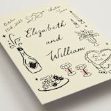 "Vintage Lovers" - Save the Dates in Champagne by Helena Vitto - Detail