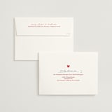 "Love Note" - Save the Dates in Latte by Helena Vitto - FREE Recipient Addressing