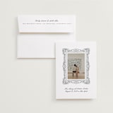 "Sketched Frame" - Save the Dates in Diamond by Jenna Holcomb - Save the Date with Envelope
