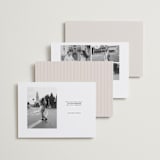 "harrison" - Save the Dates in Blush by Ellen Schlegelmilch - Back of Card Options