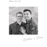 "Written Reminder" - Save the Dates in Tuxedo by Katy Shen - Detail