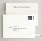 "Written Reminder" - Save the Dates in Tuxedo by Katy Shen - FREE Recipient Addressing
