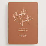 "Marked" - Save the Dates in Rust by JoAnn Jinks - Front