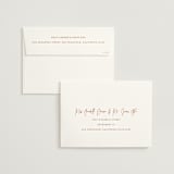 "Marked" - Save the Dates in Rust by JoAnn Jinks - FREE Recipient Addressing