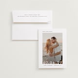 "Minimal Message" - Save the Dates in Cloud by Lindsay Megahed - Save the Date with Envelope