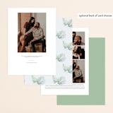 "Sunny Wedding" - Save the Dates in Seafoam by My Splendid Summer - Back of Card Options