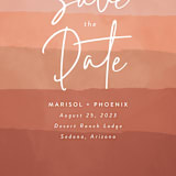 "desertscape" - Save the Dates in Canyon by Susan Asbill - Detail