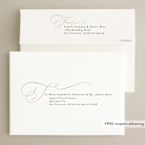 "Swoon" - Save the Dates in Vanilla by Lea Delaveris - FREE Recipient Addressing