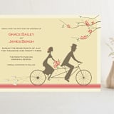 "Journey Together" - Save the Dates in Buttercream by Letter19Design - Front