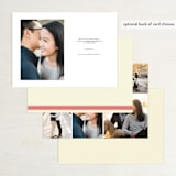 "Journey Together" - Save the Dates in Buttercream by Letter19Design - Back of Card Options