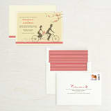 "Journey Together" - Save the Dates in Buttercream by Letter19Design - Assembled