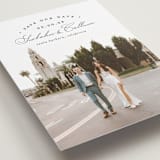 "Arched Type" - Save the Dates in Onyx by Erica Krystek - Detail