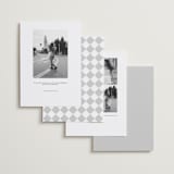 "Corners" - Save the Dates in Cloud by Inkblot Design - Back of Card Options