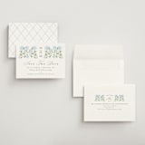 "Hydrangea Hedge" - Save the Dates in Nantucket by Susan Zinader - Assembled