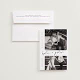 "signature snapshots" - Save the Dates in Snow by Sarah Curry - Save the Date with Envelope