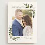 "Vines of Green" - Save the Dates in Fern by Susan Moyal - Front