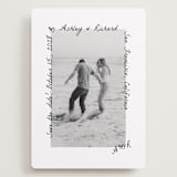 "Showered" - Save the Dates in Graphite by Claudia Orengo - Front