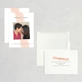 "Single Swath" - Save the Dates in Blush by Angela Marzuki - Assembled
