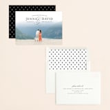 "Elegant Fade" - Save the Dates in Noir by Ellis - Assembled