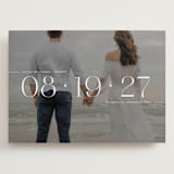 "Horizon Line" - Save the Dates in Pearl by Olivia Goree - Front