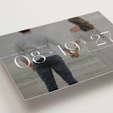 "Horizon Line" - Save the Dates in Pearl by Olivia Goree - Detail