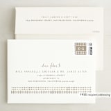 "Kindred" - Save the Dates in Nutmeg by Melissa Egan of Pistols - FREE Recipient Addressing