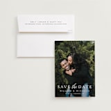 "Convey our Love" - Save the Dates in Snow by MC Designs - Save the Date with Envelope