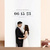 "Classic Date" - Save the Dates in Charcoal by Shirley Lin Schneider - Front