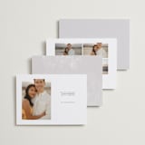 "scripted date" - Save the Dates in Blanc by Faith Dorn - Back of Card Options