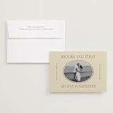 "Ethan" - Save the Dates in Buttercream by Angela Garrick - Save the Date with Envelope