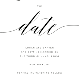 "Someone Like You" - Save the Dates in Pearl by Design Lotus - Detail