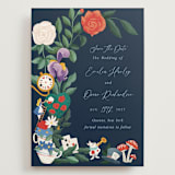"A Garden Tea Party" - Save the Dates in Evening by Elly - Front