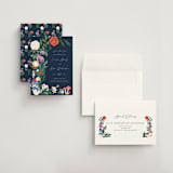 "A Garden Tea Party" - Save the Dates in Evening by Elly - Assembled