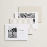 "The Date is Set" - Save the Dates in Ivory by Oscar and Emma - Karly Depew - Back of Card Options