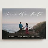 "Modern Elegance" - Save the Dates in Snow by Alexandra Dzh - Front