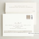 "Kindred" - Save the Dates in Nutmeg by Melissa Egan of Pistols - FREE Recipient Addressing