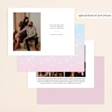 "Disco" - Save the Dates in Sherbet by The Carillos - Back of Card Options