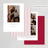 "float + celebrate" - Save the Dates in Maroon by Float Paperie - Back of Card Options