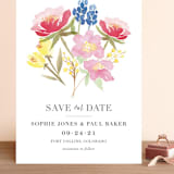 "Floral Bouquet" - Save the Dates in Petal by Laura Bolter - Front