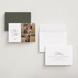 "Classic Script" - Save the Dates in Stone by Brianne Larsen - Assembled
