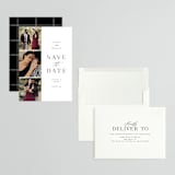 "Spaced" - Save the Dates in Tuxedo by Ashley Rosenbaum - Assembled