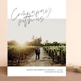 "Come Away" - Save the Dates in Cloud by Jody Wody - Front