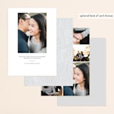 "Come Away" - Save the Dates in Cloud by Jody Wody - Back of Card Options